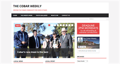 Desktop Screenshot of cobarweekly.com.au